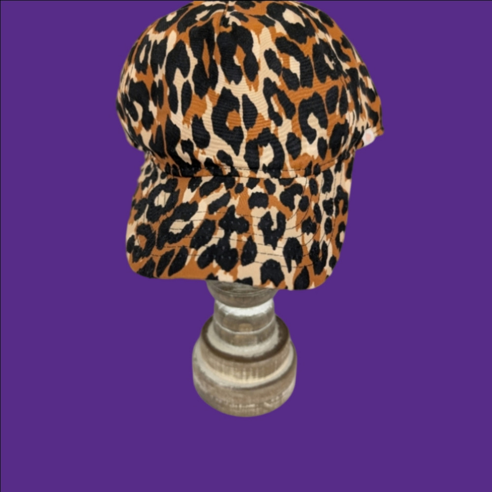 Kate Spade Leopard Animal Print Cap NWT